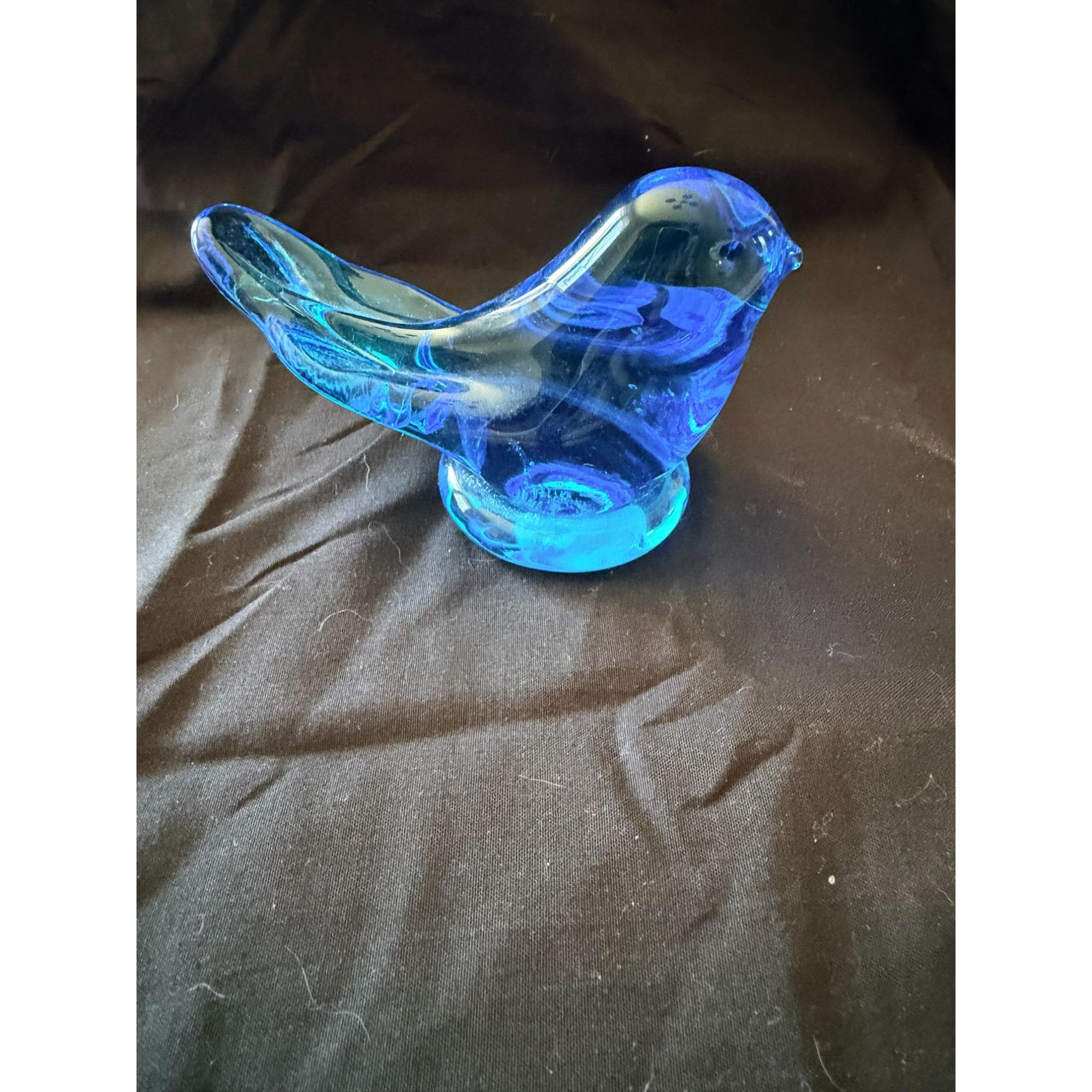 Vintage Bluebird of Happiness Glass - Etsy