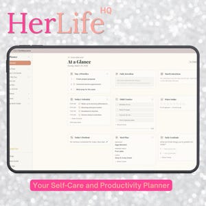 HerLife Hauptsitz Digitaler Planer, Habit Tracker, Wellness Journal (webbasierte App)