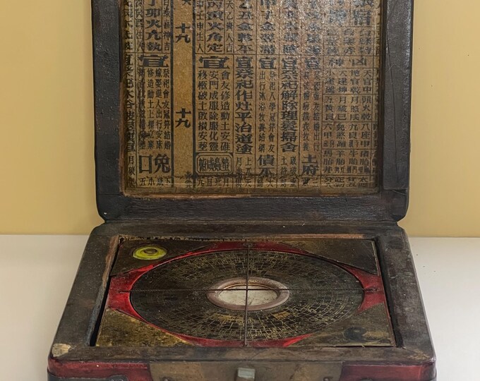 Vintage Chinese Luopan Feng Shui Compass - Etsy