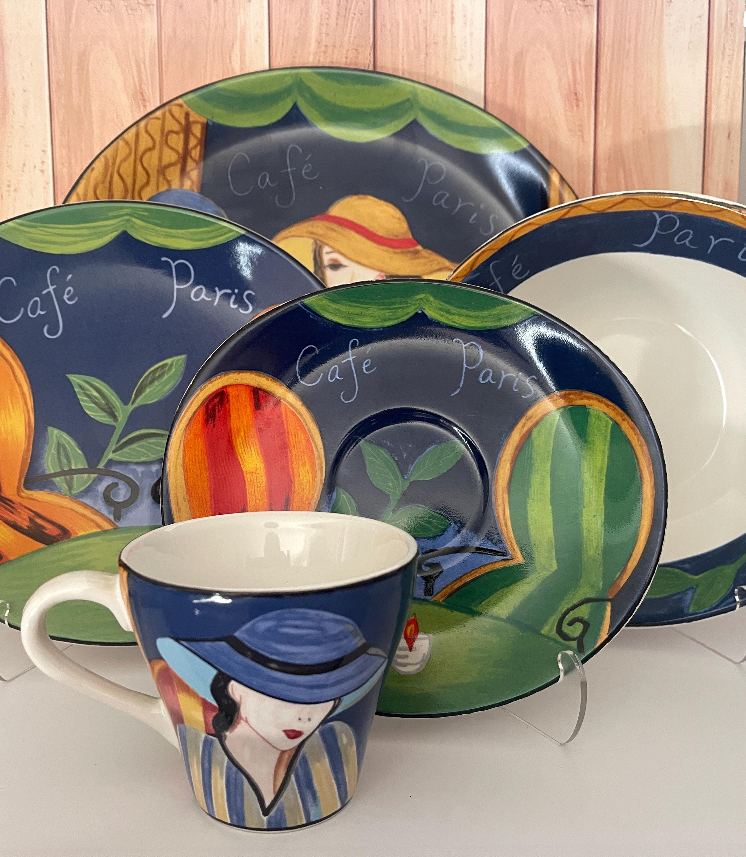 Paris Dinnerware - Etsy