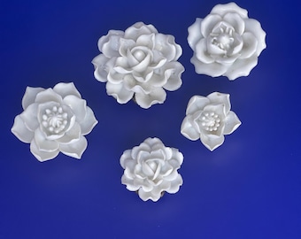 Ormolu Capodimonte Porcelain Replacement Flowers – Set of 5