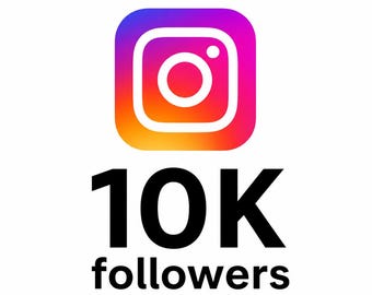 10.000 follower su Instagram, funzionanti a vita, senza cali di popolarità.