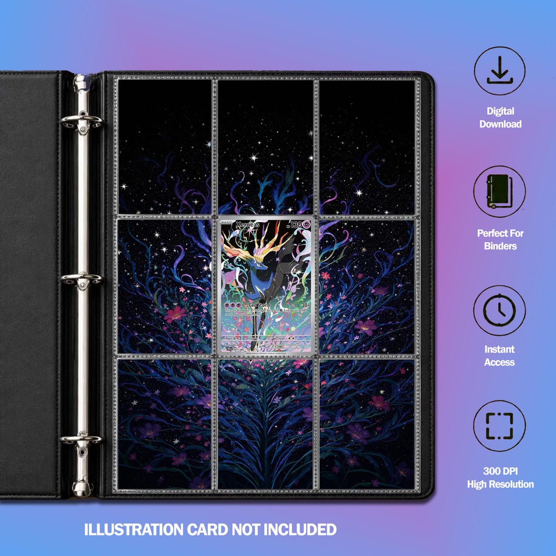 Xerneas Inspired Extended Art for Binder | Chaos Rising TCG Binder ...