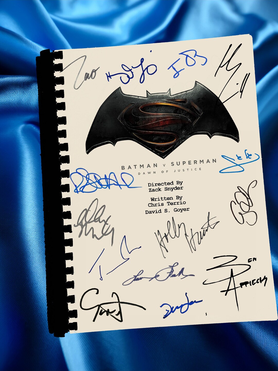 Batman Vs Superman | Movie Script | Signatures | Ben Affleck | Henry ...