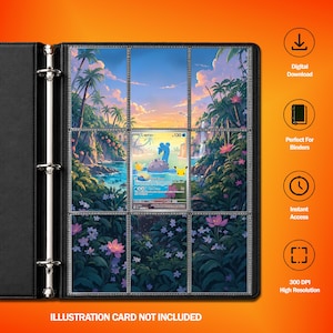 Lapras Inspired Extended Art for Binder | 30th Celebration TCG Binder Display | Digital Download | Michi Method