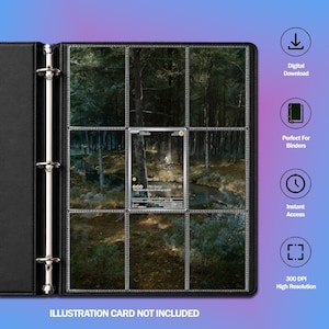 Blitzle-inspirerad utökad konst för pärm | Paradox Rift TCG-pärmdisplay | Digital nedladdning | Michi-metoden