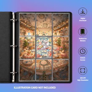Cincinno-inspirerad utökad konst för pärm | Chaos Rising TCG-pärmdisplay | Digital nedladdning | Michi-metoden