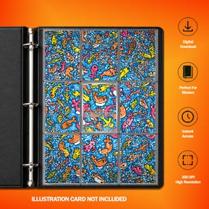 Tatsugiri Inspired Extended Art for Binder | Twilight Masquerade TCG Binder Display | Digital Download | Michi Method
