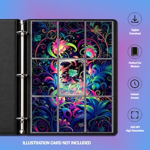 Bulbasaur Inspired Extended Art for Binder | Mega Evolution TCG Binder Display | Digital Download | Michi Method