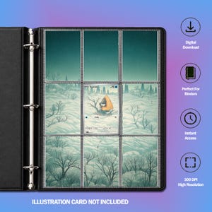 Snorunt-inspirerad utökad konst för pärm | Ascended Heroes TCG-pärmdisplay | Digital nedladdning | Michi-metoden