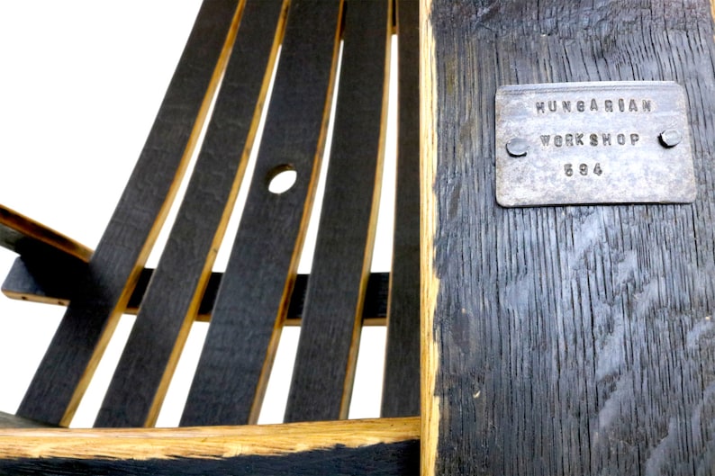 Whiskey Barrel Rocking Chair Recurved Bourbon Barrel Rocker