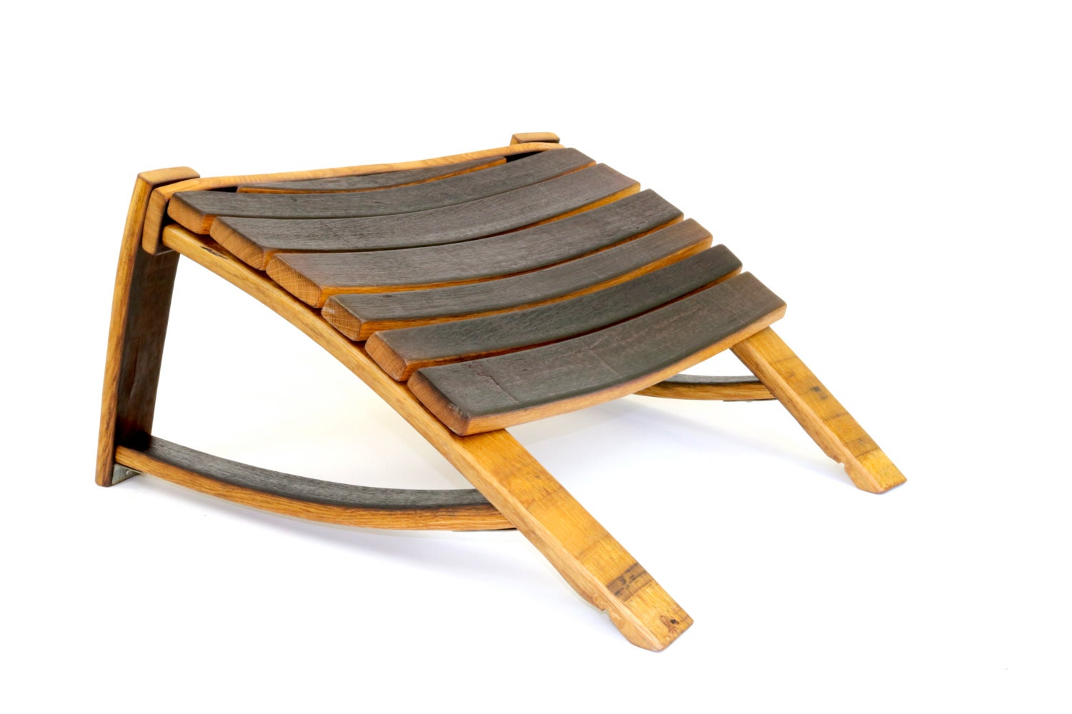 Wine Barrel Ottoman Footstool Footrest Barrel Furniture Etsy