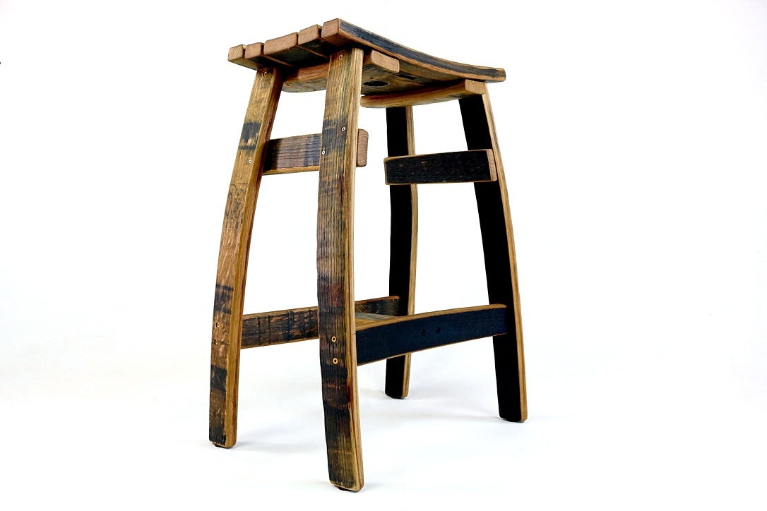 Bourbon barrel bar sale stools