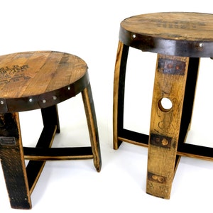 Whiskey Barrel End Table image 3