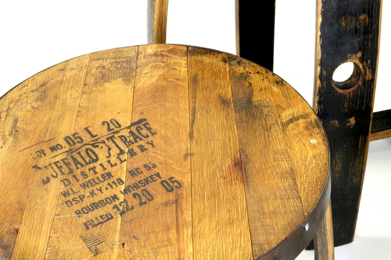 Whiskey Barrel End Table image 2