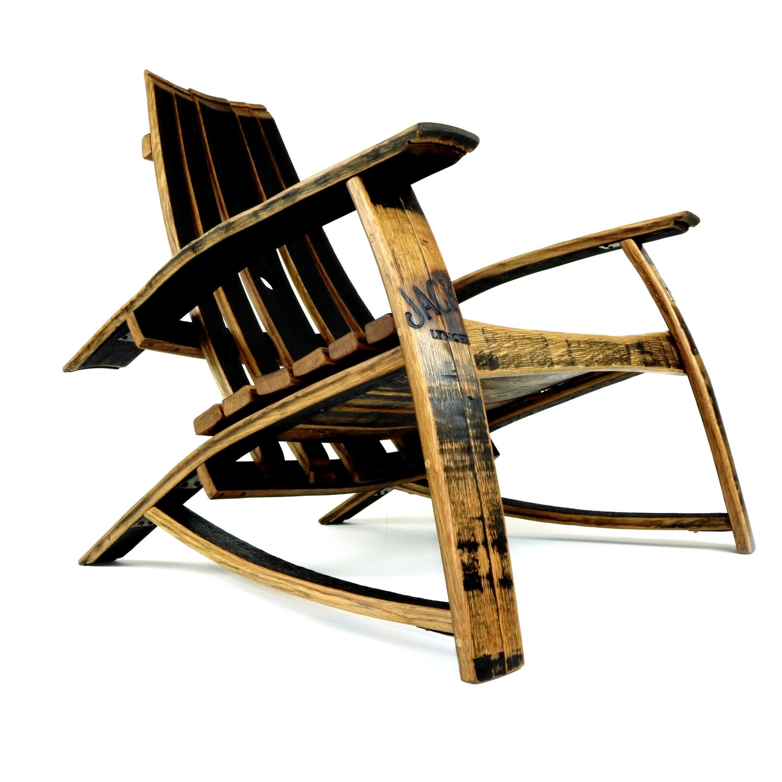 Jack Daniels Chair Tennessee Whiskey Barrel Lounge Chair Etsy