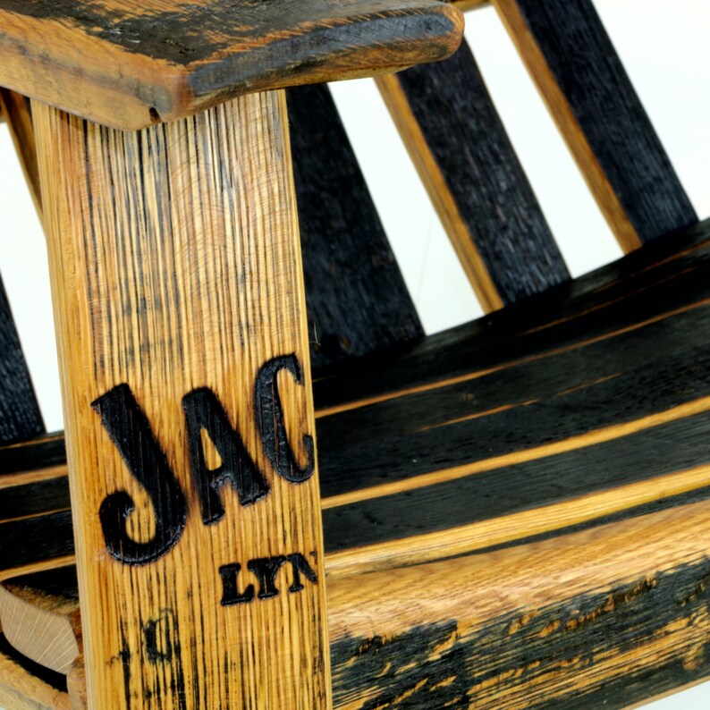 Jack Daniels Rocking Chair Whiskey Barrel Rocking Chair Etsy