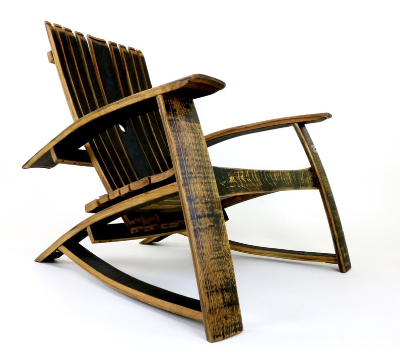 Whiskey Barrel Adirondack Chairs Israel Whiskey Barrel Adirondack Chairs, Bourbon Barrel Rocking Chairs