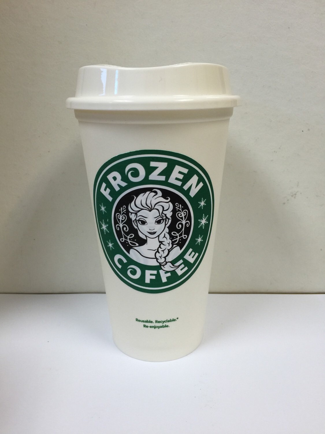 Starbucks 16 oz. Reusable Cup Elsa Frozen Coffee Etsy
