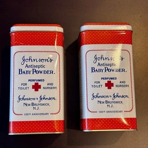 100th anniversary johnsons baby powder tin - Etsy 日本