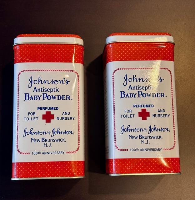 Vintage johnsons baby powder - Etsy 日本