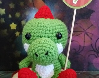 Baby Yoshi Inspired Cake Topper - Centerpiece