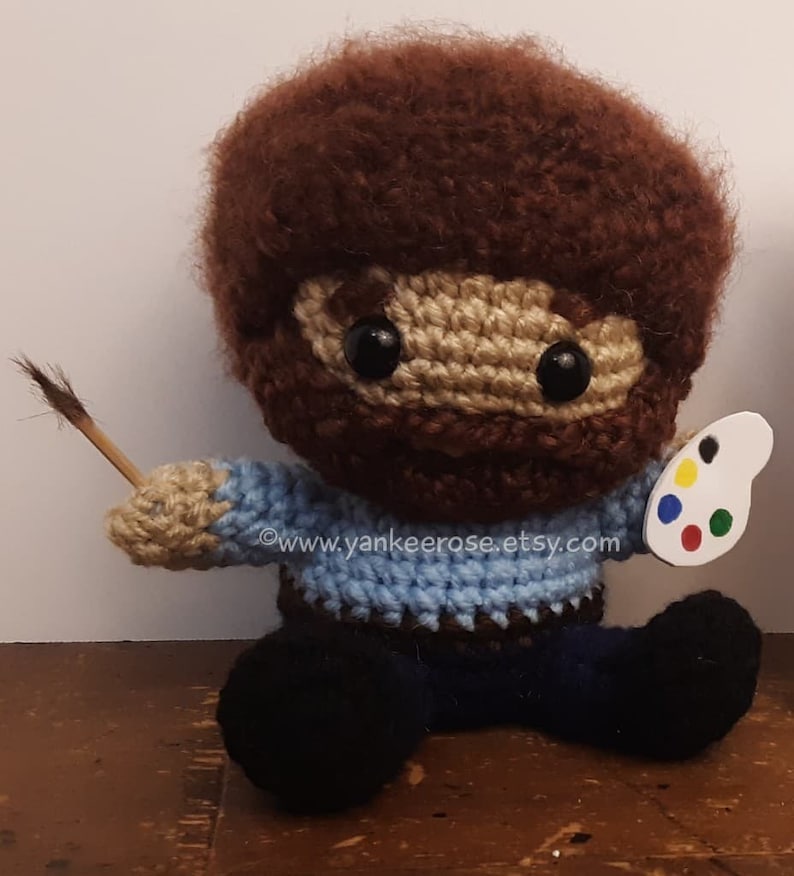 Happy Little Artist Fan Art CROCHET PATTERN ONLY image 2