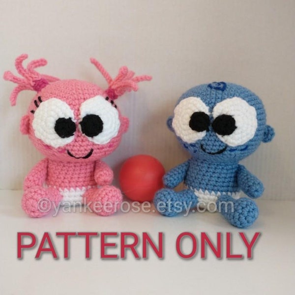 Baby's First Doll Goo Goo Gaa Gaa - CROCHET PATTERNS ONLY