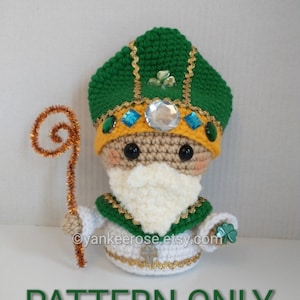 Saint Patrick - St. Patrick's Day - Amigurumi Doll - CROCHET PATTERN ONLY