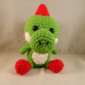 Yoshi Inspired Amigurumi Doll Fathead Yoshi Baby