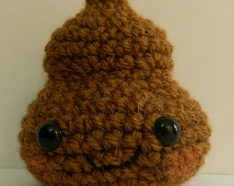 Poop Emoji Amigurumis In Two Sizes-  Patterns ONLY