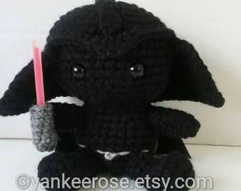 Star Wars Darth Vader Inspired Fathead Doll - Plushie - Baby Darth Vader