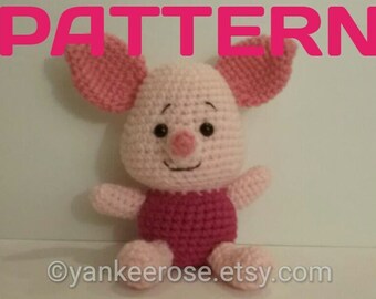 This Little Piggy Fan Art Amigurmi Doll PATTERN ONLY