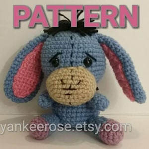 Depressed Donkey Amigurmi Doll PATTERN ONLY