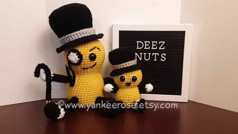 Nuts About Deez Nuts Fan Art CROCHET PATTERNS ONLY image 2