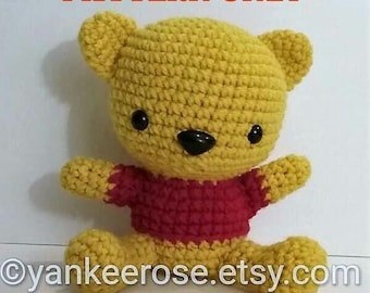 Honey Bear Amigurmi Doll PATTERN ONLY