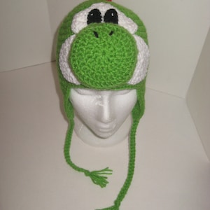 Adult Yoshi Ear Flap Hat