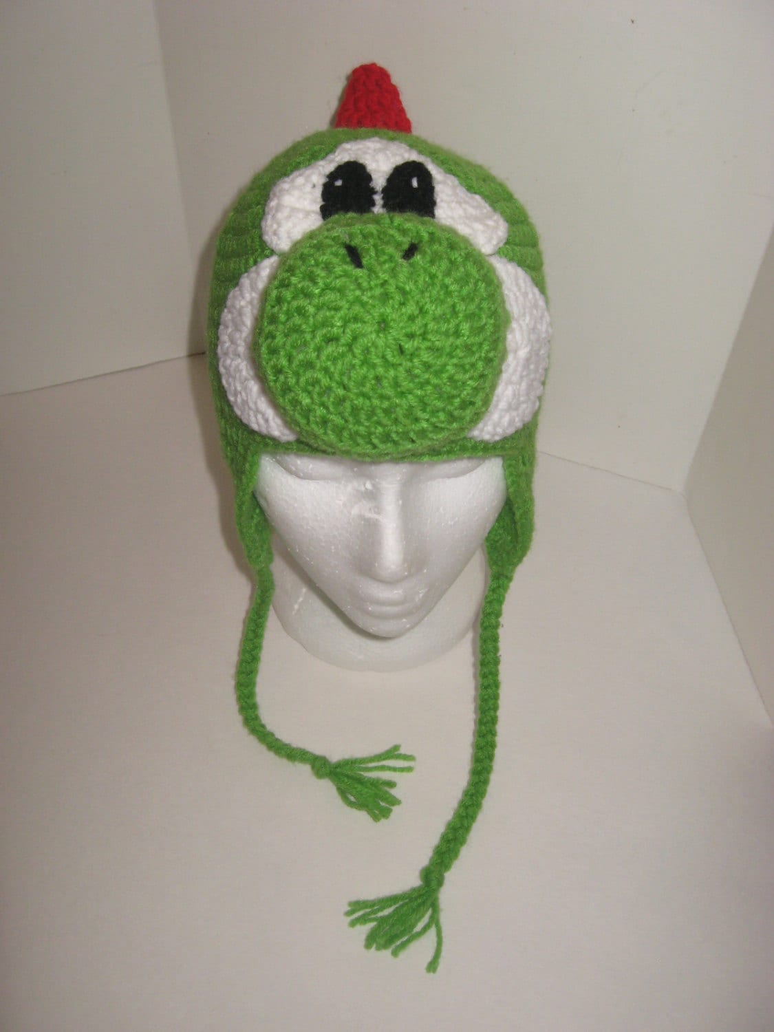 Adult Yoshi Ear Flap Hat - Etsy