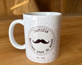 Mug Papa personnalisable -"meilleur papa du monde"