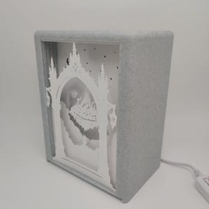 3D Printable Lightbox STL Kit | Shadow Box LED Night Light | 5 Fantasy Scenes | Instant Download