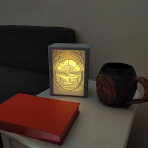 Fantasy Adventure Lightbox Scene Pack STL | 3 Designs | 3D Printable LED Shadow Box | Instant Download