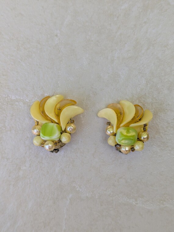 MCM Lucite Earrings, W. Germany