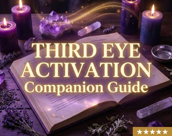 DRITTES AUGE AKTIVIERUNG Begleiter Anleitung | Psychische Erwachen Unterstützung | Was Sie erwartet | Anleitung für Spirituelle Sicherheit