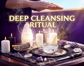 TIEFENREINIGENDES RITUAL | Volle Aura Purge | Negative Energie entfernen | Spirituelle Rückstellung & Erneuerung