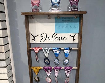 Sports ribbon rack