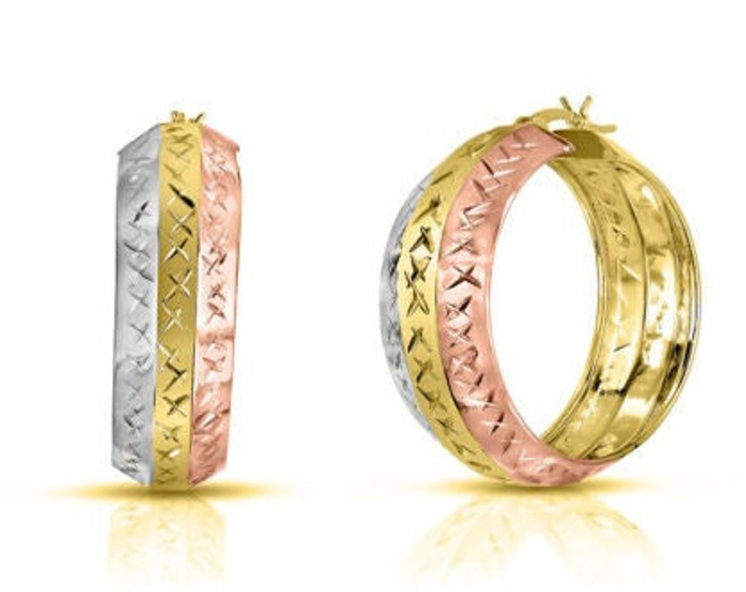 Unisex Diamantschliff-Armband Aus 9k Weißgold (375) – Hollow-Design, Prinz-von-Wales-Muster, Italienisch Inspiriert