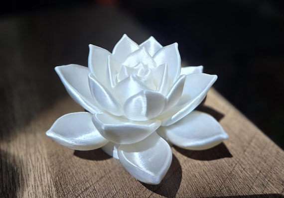 Lotus Flower Sculpture, Home Zen Decor