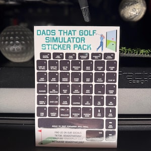 GSPro Golf Sticker Paket