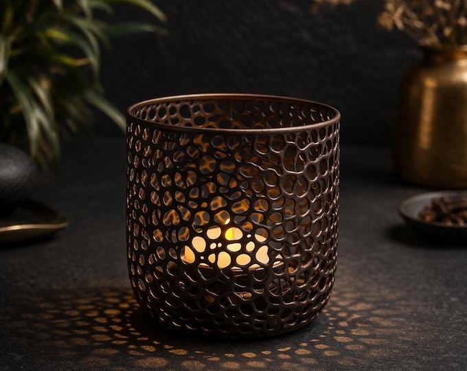 3D Printed Tealight Holder – Modern PLA Candle Holder – LED Tealight Decor – Minimalist Home Decor