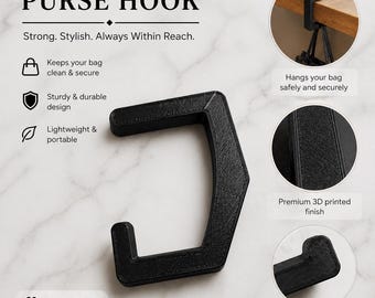 Purse Hook For Table And Restaurant